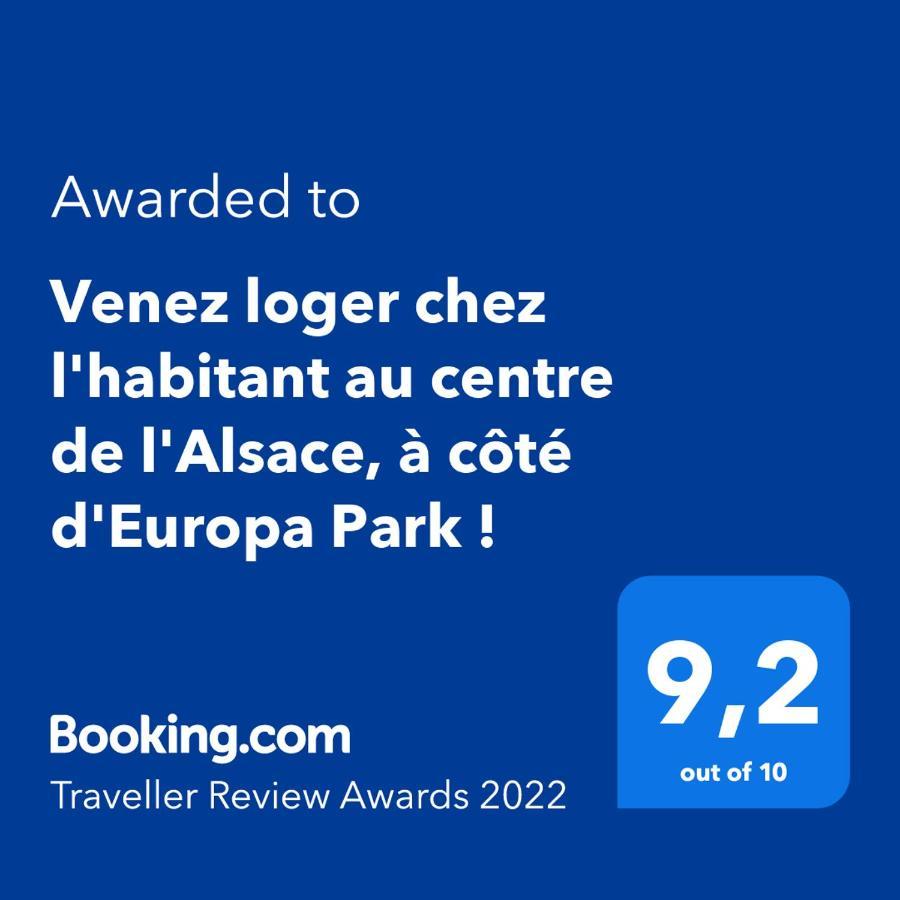 Venez Loger Chez L'Habitant Au Centre De L'Alsace, A Cote D'Europa Park ! Hotel Marckolsheim Eksteriør billede